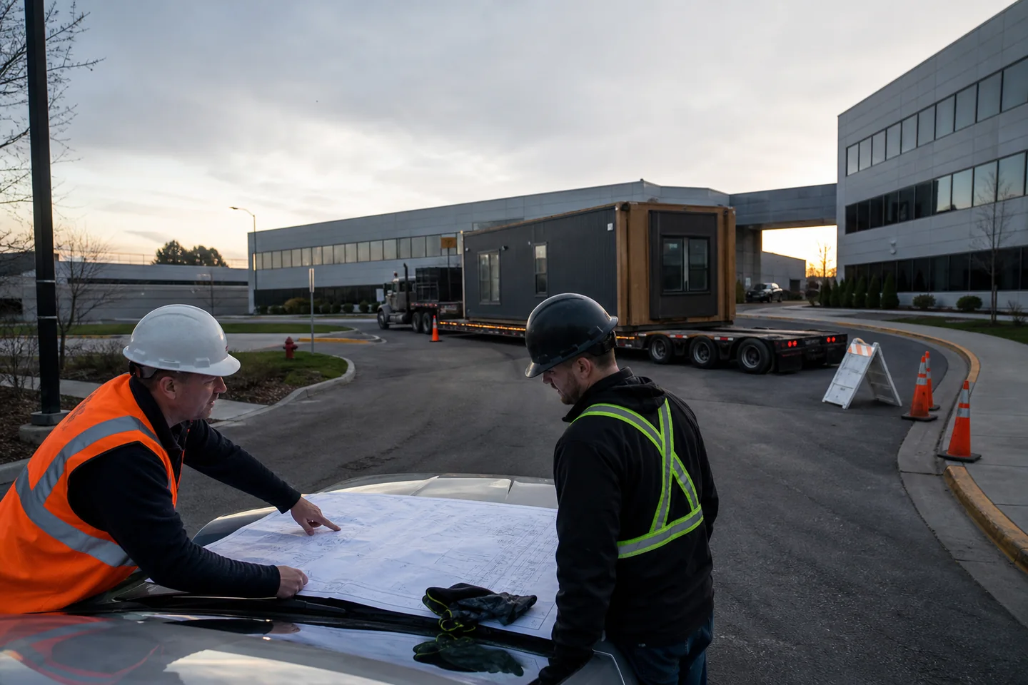 Qualify the route before the building ships