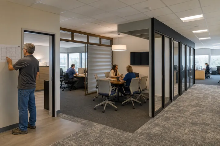 Modular office buildings
